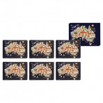 Placemat | Land Down Under | Australia | Set of 6